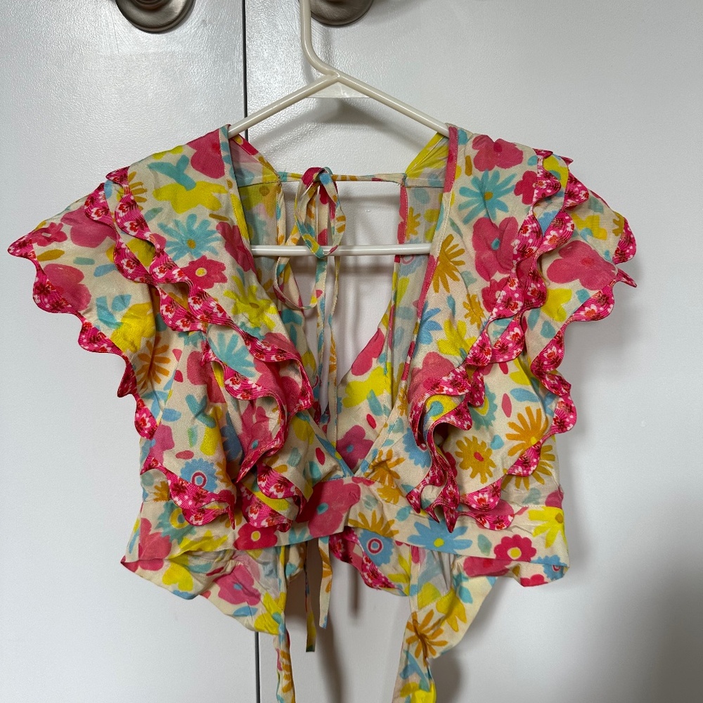 Celia B crop top XS